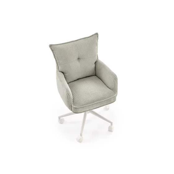 Scaun de Birou Pentru Copii - Herning 25004, 52x58x84-92 h cm, Stofa Raiata, Gri picture - 5