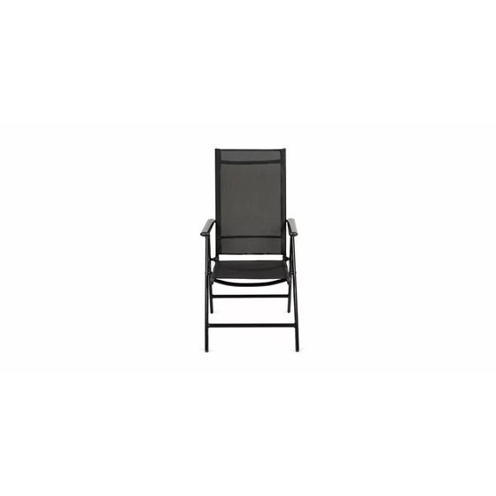 Scaun De Gradina Pliabil Pia,  55x68x105 cm, Metal, Negru picture - 2