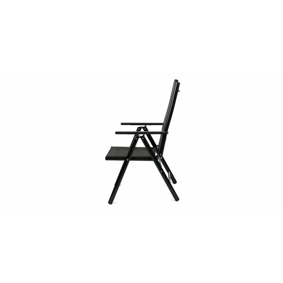 Scaun De Gradina Pliabil Pia,  55x68x105 cm, Metal, Negru picture - 3