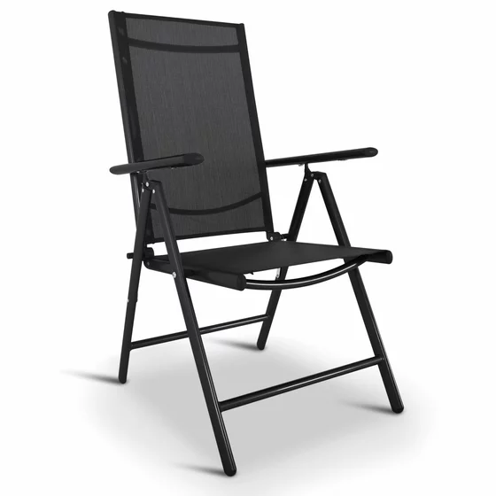 Scaun De Gradina Pliabil Pia 10492,  55x68x105 cm, Metal, Negru picture - 1