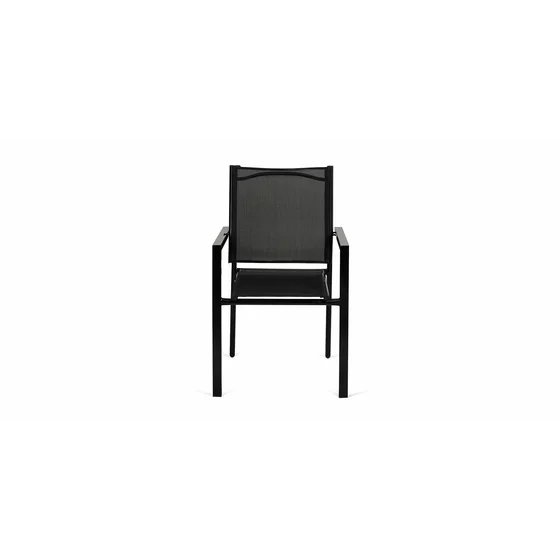 Scaun De Gradina Mina, Stivuibil, 54x54x86 cm, Metal, Negru picture - 2