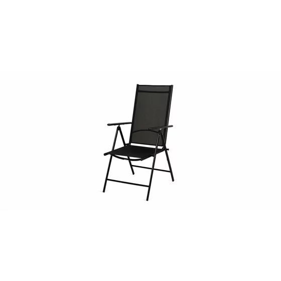 Scaun De Gradina Mona, Pliabil, 58x68x107 cm, Aluminiu, Negru picture - 1