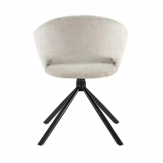 Scaun Dodge, 58.5x60x81 h cm, Stofa,Beige picture - 4