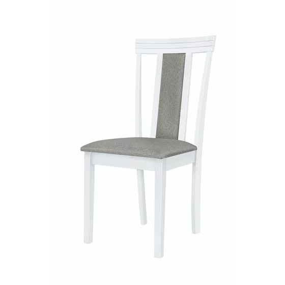 Scaun Ester, 43.5x49.5x95 cm, Lemn, Alb/Beige picture - 1