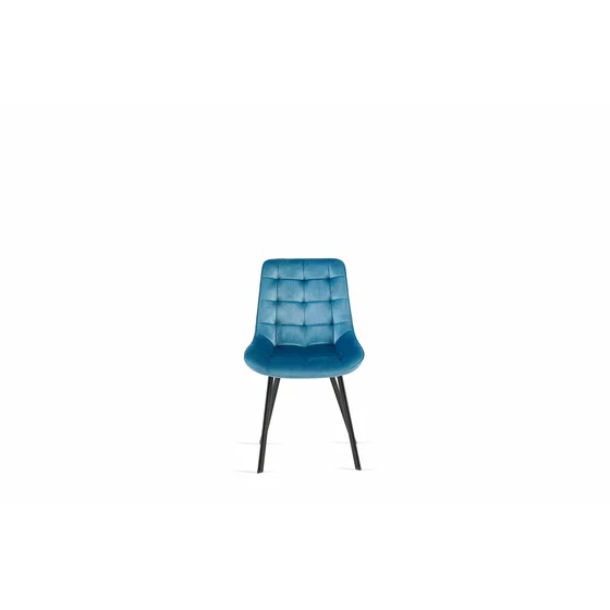 Scaun Faux, 51x57x80 cm, Stofa, Turcoaz picture - 2