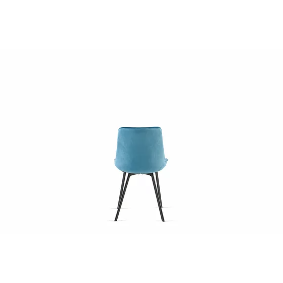 Scaun Faux, 51x57x80 cm, Stofa, Turcoaz picture - 5