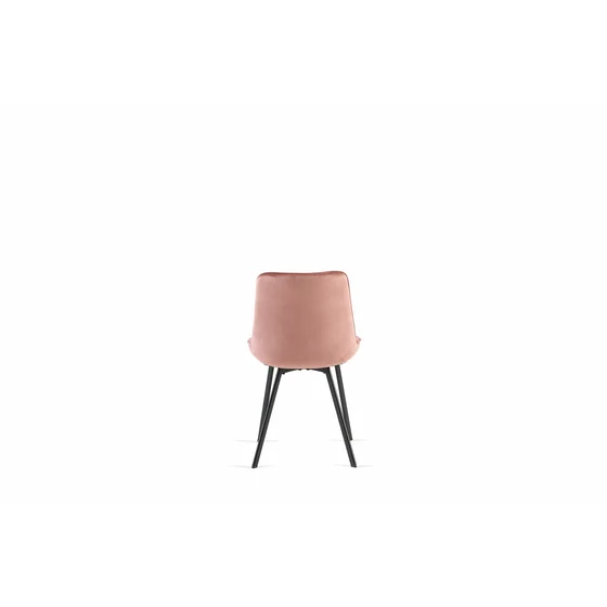 Scaun Faux, 51x57x80 cm, Stofa, Roz picture - 5