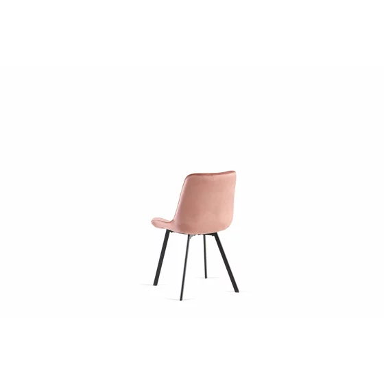Scaun Faux, 51x57x80 cm, Stofa, Roz picture - 6