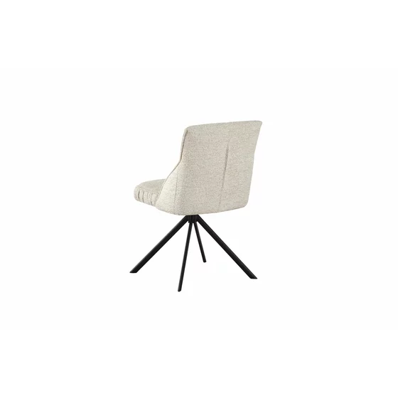 Scaun Flariz, 49.5x61x86 cm, Metal/Stofa, Cream picture - 4