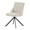 Scaun Flariz, 49.5x61x86 cm, Metal/Stofa, Cream picture - 1
