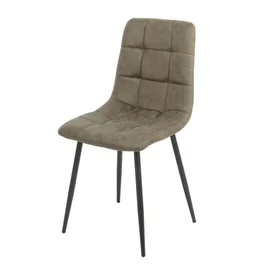 Scaun Fulop, 45x53.5x89.5 cm, Metal/Microfibra, Verde