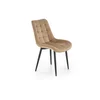 Scaun Ganso, 51x61x85 cm, Catifea Beige picture - 1