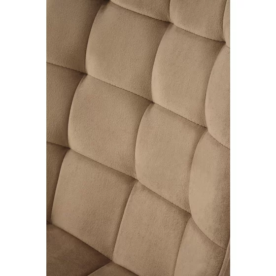 Scaun Ganso, 51x61x85 cm, Catifea Beige picture - 2