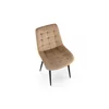 Scaun Ganso, 51x61x85 cm, Catifea Beige picture - 4