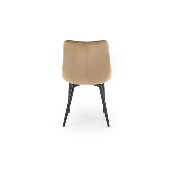Scaun Ganso, 51x61x85 cm, Catifea Beige picture - 5