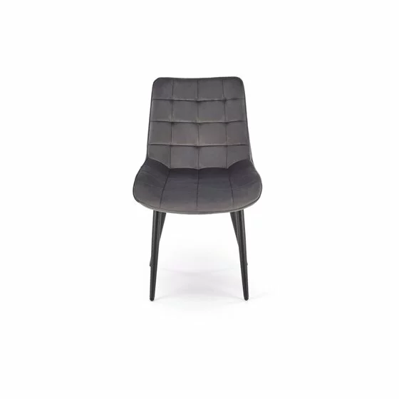 Scaun Ganso, 51x61x85 cm, Catifea, Gri picture - 5