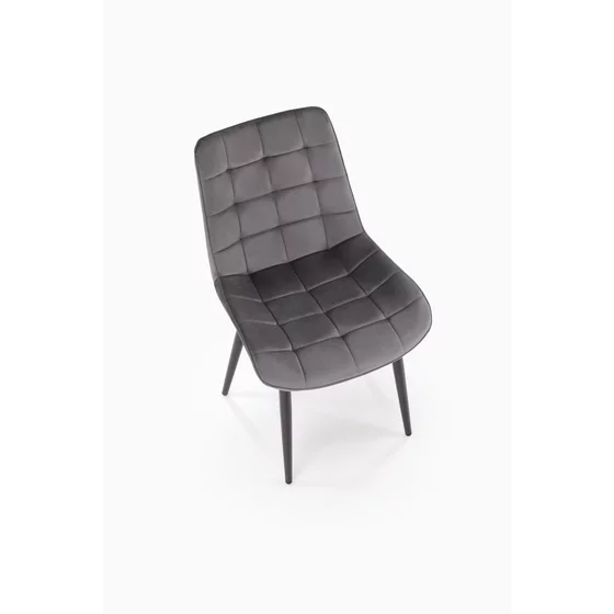 Scaun Ganso, 51x61x85 cm, Catifea, Gri picture - 6
