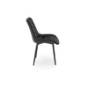 Scaun Ganso, 51x61x85 cm, Catifea, Negru picture - 2