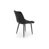 Scaun Ganso, 51x61x85 cm, Catifea, Negru picture - 3