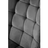 Scaun Ganso, 51x61x85 cm, Catifea, Negru picture - 4