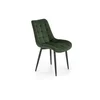 Scaun Ganso, 51x61x85 cm, Catifea, Verde Inchis picture - 1