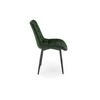 Scaun Ganso, 51x61x85 cm, Catifea, Verde Inchis picture - 2