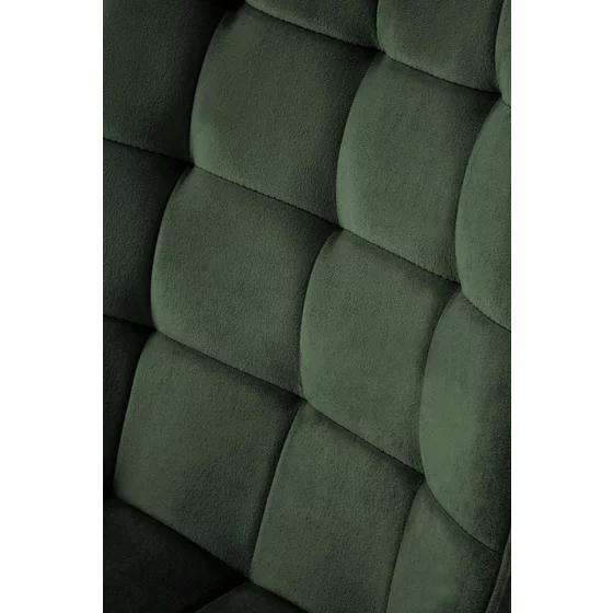 Scaun Ganso, 51x61x85 cm, Catifea, Verde Inchis picture - 4
