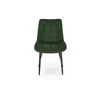 Scaun Ganso, 51x61x85 cm, Catifea, Verde Inchis picture - 5