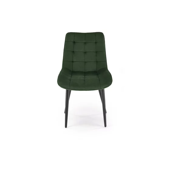 Scaun Ganso, 51x61x85 cm, Catifea, Verde Inchis picture - 5