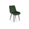 Scaun Ganso, 51x61x85 cm, Catifea, Verde Inchis picture - 6
