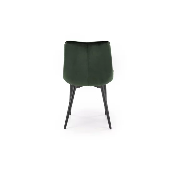 Scaun Ganso, 51x61x85 cm, Catifea, Verde Inchis picture - 8
