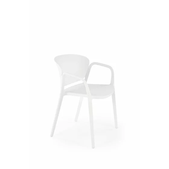Scaun Hadsund 491, 60x56x76 cm, Polipropilena, Alb picture - 1