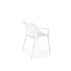 Scaun Hadsund 491, 60x56x76 cm, Polipropilena, Alb picture - 2