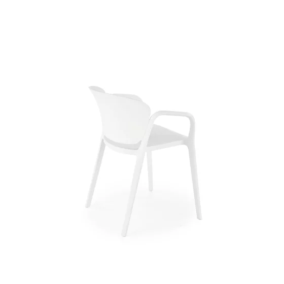 Scaun Hadsund 491, 60x56x76 cm, Polipropilena, Alb picture - 2