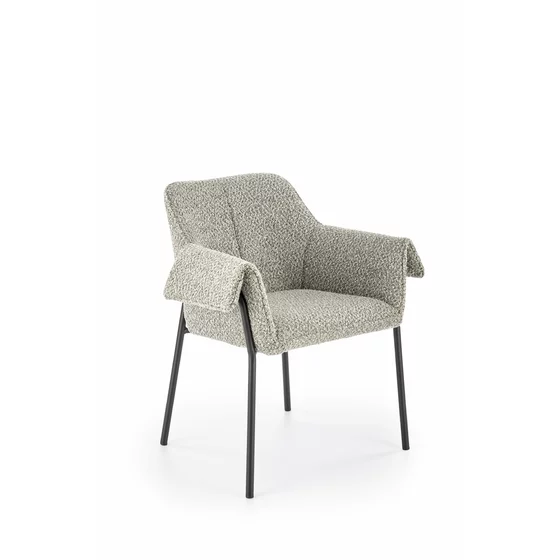 Scaun Hadsund 522, 68x62x83 cm, Stofa, Gri picture - 1