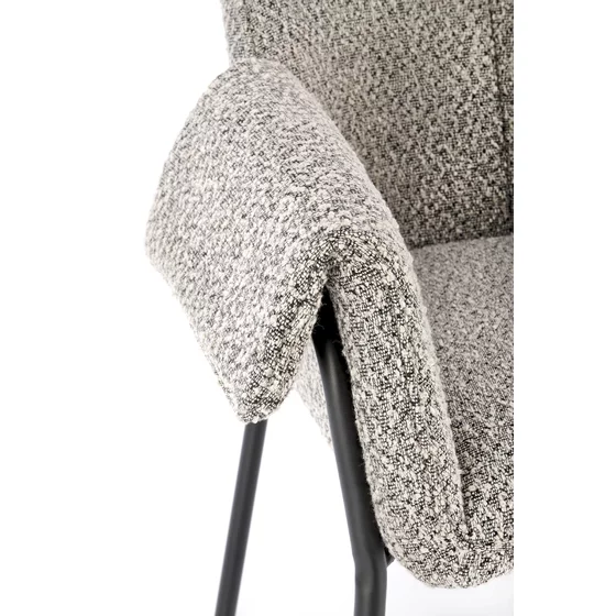 Scaun Hadsund 522, 68x62x83 cm, Stofa, Gri picture - 3