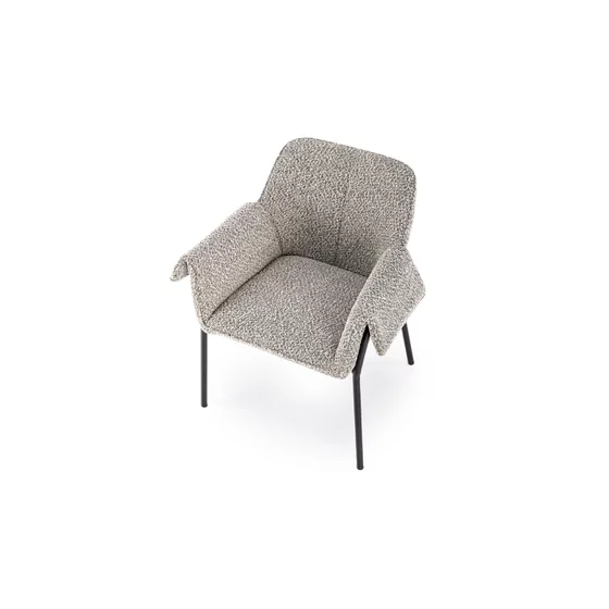 Scaun Hadsund 522, 68x62x83 cm, Stofa, Gri picture - 4