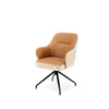 Scaun Hadsund 527, 60x65x85 cm, Stofa, Maro/Beige picture - 1
