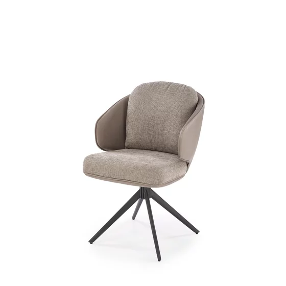 Scaun Hadsund 554, 58x67x90 cm, Stofa, Gri picture - 1