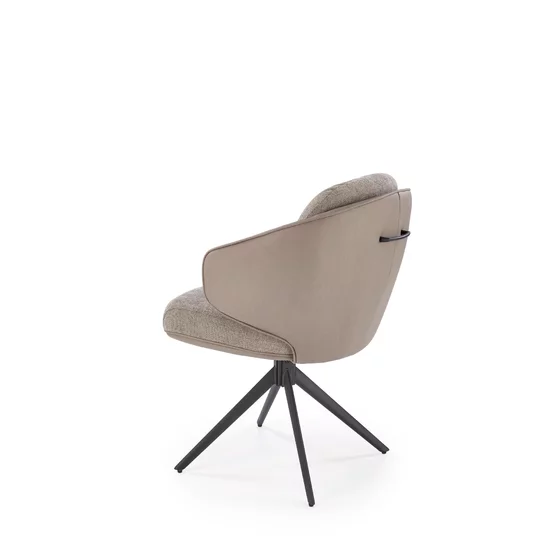 Scaun Hadsund 554, 58x67x90 cm, Stofa, Gri picture - 6