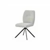 Scaun Hannah, 46.5x64x88 cm, Metal/Stofa, Beige picture - 1