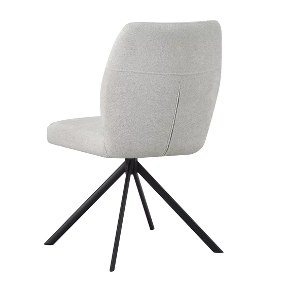 Scaun Hannah, 46.5x64x88 cm, Metal/Stofa, Beige picture - 2