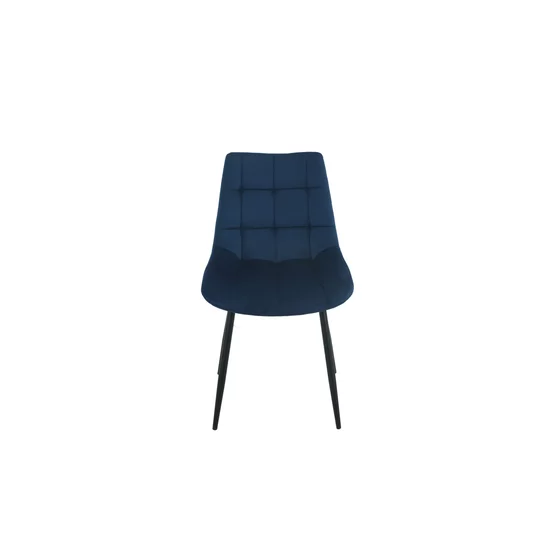 Scaun Helda, 50x58x83.5 h cm, Catifea, Albastru Inchis picture - 2