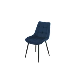 Scaun Helda, 50x58x83.5 h cm, Catifea, Albastru Inchis