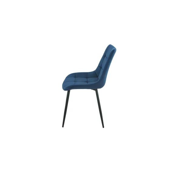 Scaun Helda, 50x58x83.5 h cm, Catifea, Albastru Inchis picture - 3