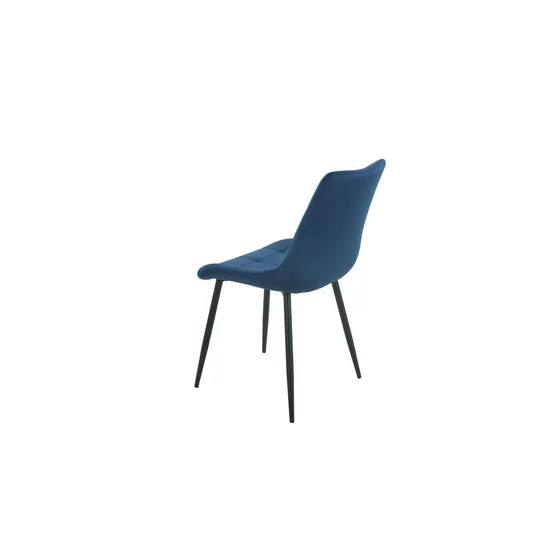 Scaun Helda, 50x58x83.5 h cm, Catifea, Albastru Inchis picture - 4