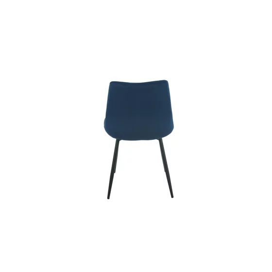 Scaun Helda, 50x58x83.5 h cm, Catifea, Albastru Inchis picture - 5