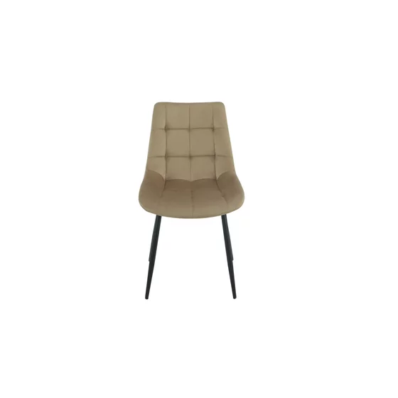 Scaun Helda, 50x58x83.5 h cm, Catifea, Beige picture - 2