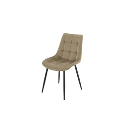 Scaun Helda, 50x58x83.5 h cm, Catifea, Beige