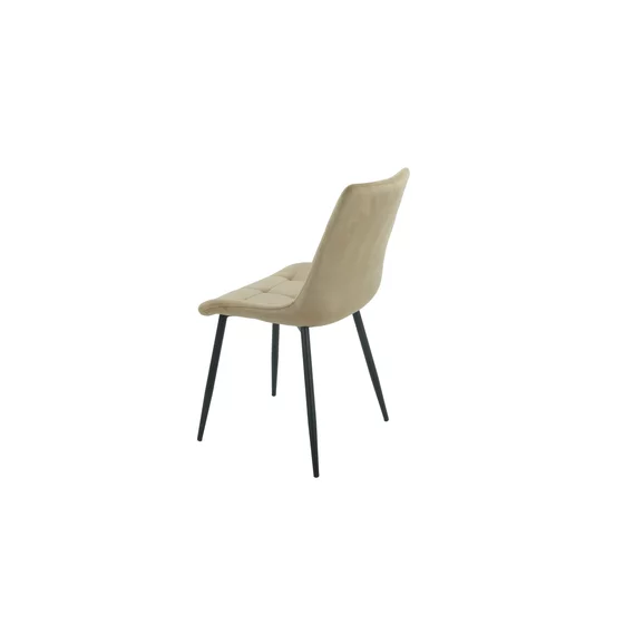 Scaun Helda, 50x58x83.5 h cm, Catifea, Beige picture - 4